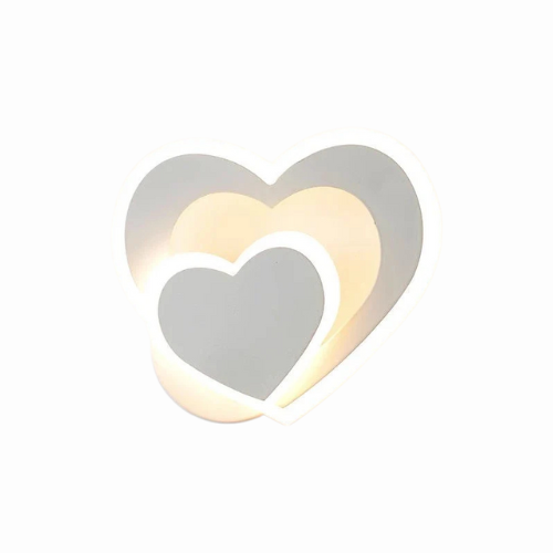 HeartGlow Romantische LED-Wandleuchte in Herzform – Ansicht 4 von 14