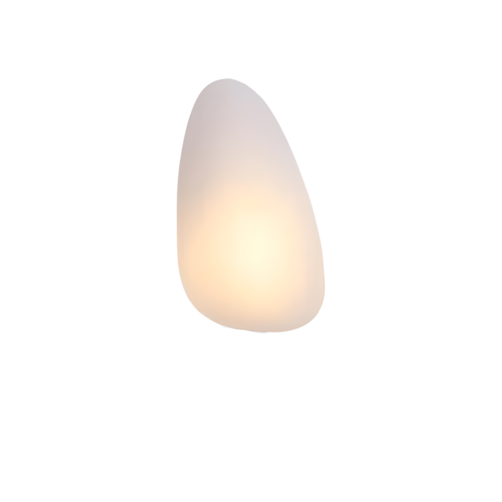 PebbleGlow Minimalistische LED-Wandleuchte aus Glas – Ansicht 21 von 40