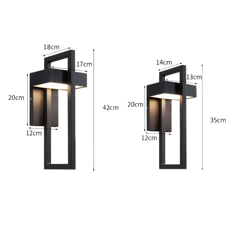 NoctaEdge LED Wandleuchte aus Edelstahl für Garten & Fassade – Außenwandleuchte – Ansicht 8 von 8