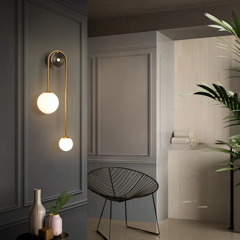 AmberVerre Wandleuchte mit warmem Glasdesign – Ansicht 6 von 10