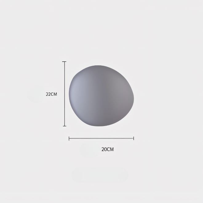 PebbleGlow Minimalistische LED-Wandleuchte aus Glas – Ansicht 9 von 40
