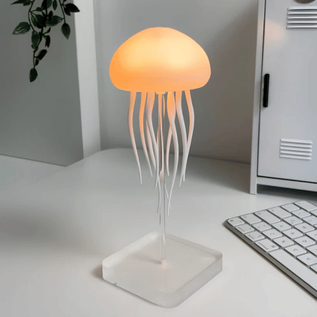OceanFlow LED Quallenlampe mit Farbwechsel – Dekoleuchte – Ansicht 2 von 5