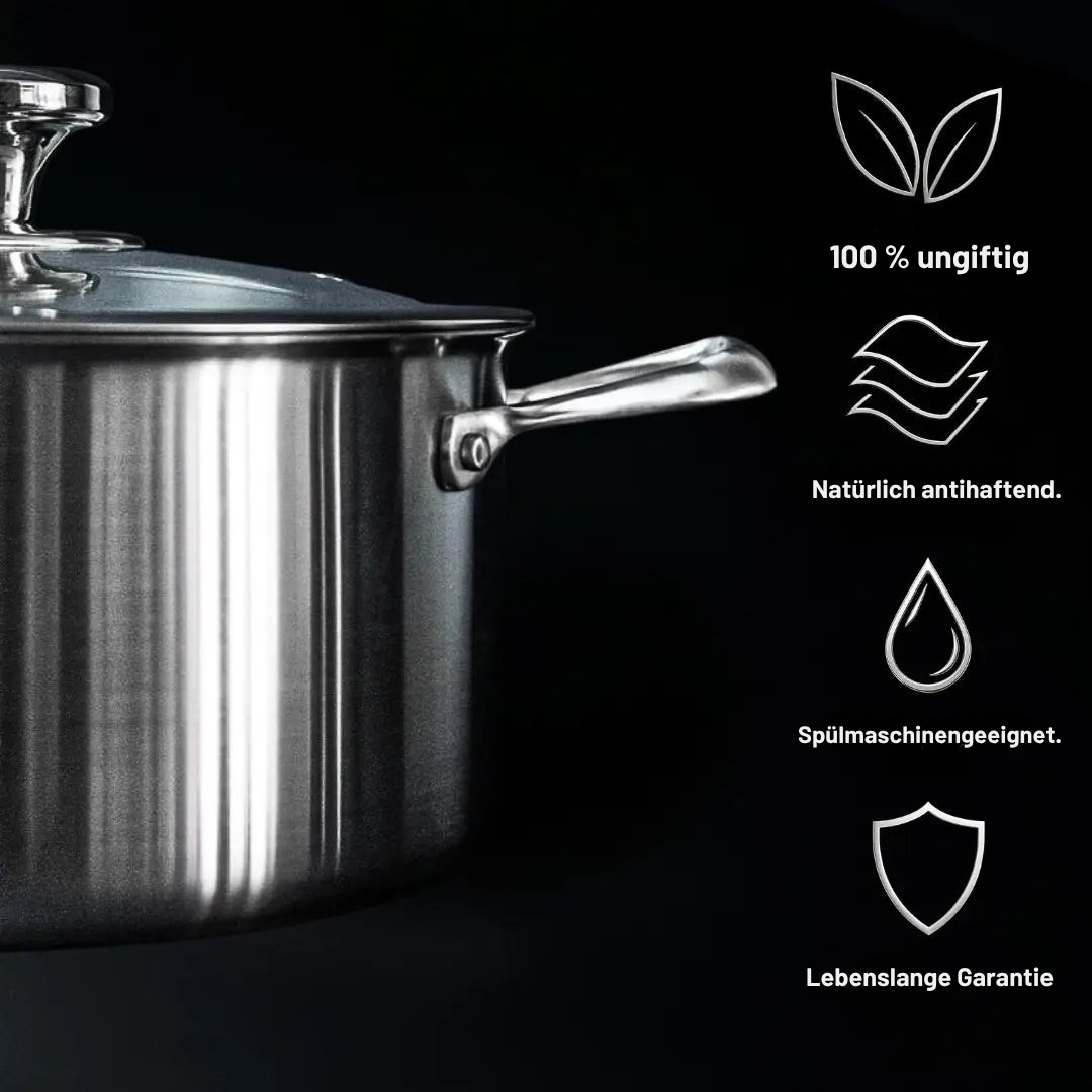 TitanCook Kochtopf aus reinem Titan – Kochgeschirr – Ansicht 4 von 5