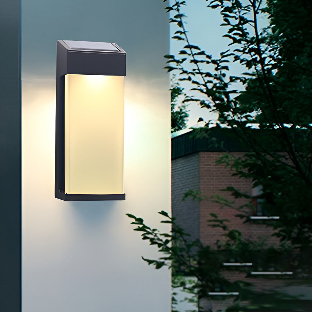 SolarNoir Solar Wandleuchte Duo mit warmweißem Licht – Ansicht 5 von 9