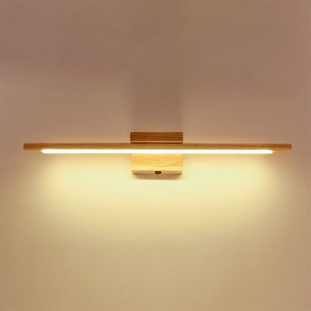Warmora LED Wandleuchte aus Holz & Acryl – Ansicht 3 von 7