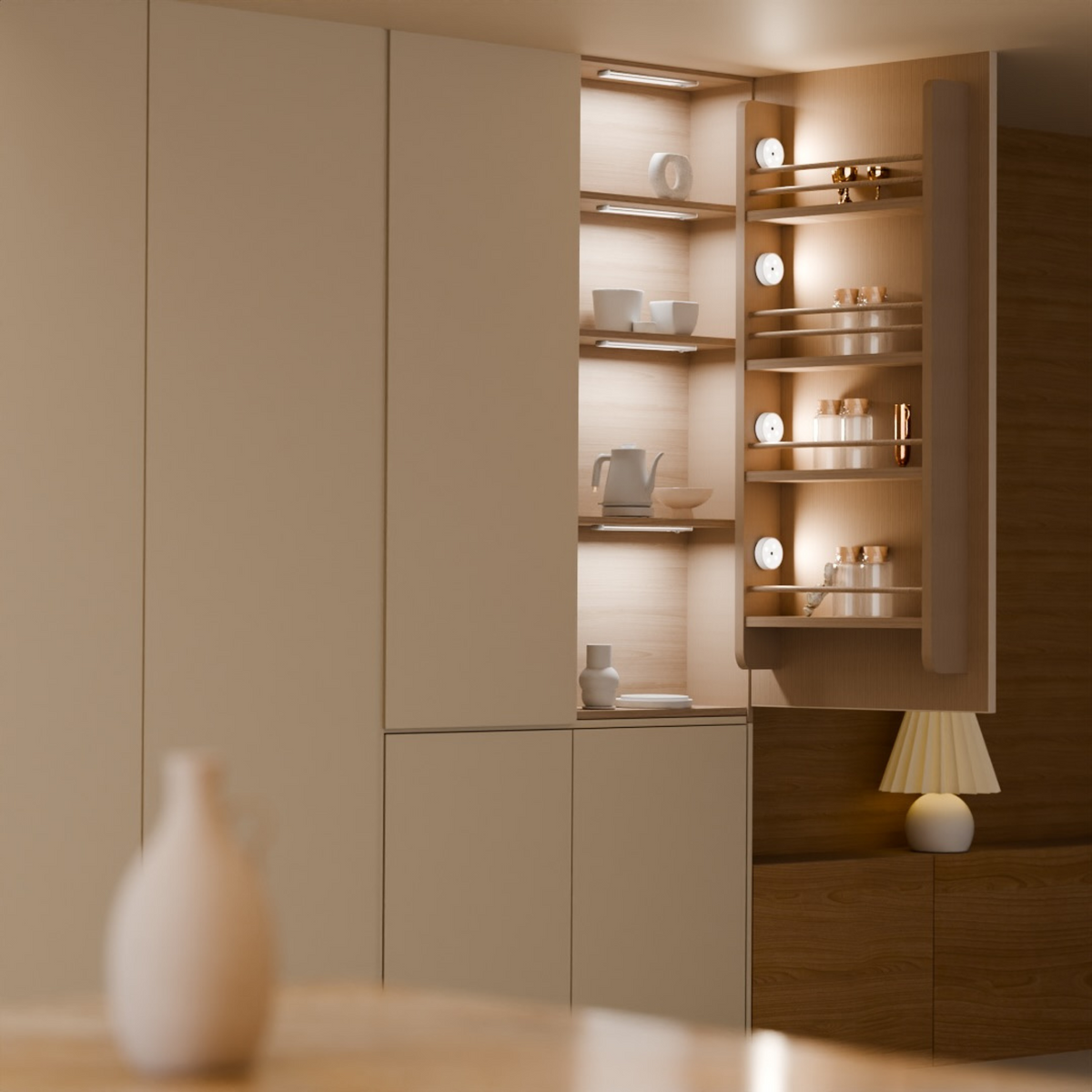 JolanWisp Magnetische LED-Spots mit Bewegungssensor – Deckenleuchte – Ansicht 3 von 7