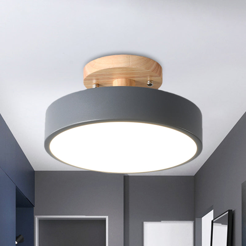 WoodLume Skandinavische LED-Deckenlampe aus Holz – Deckenleuchte – Ansicht 10 von 14