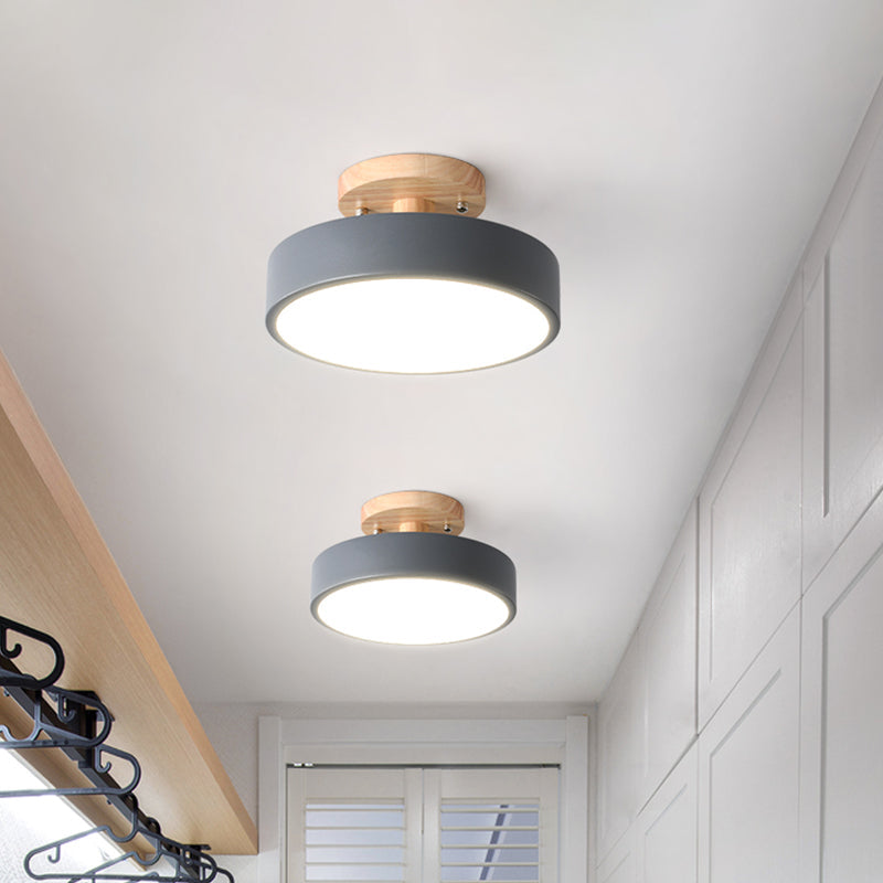 WoodLume Skandinavische LED-Deckenlampe aus Holz – Deckenleuchte – Ansicht 11 von 14