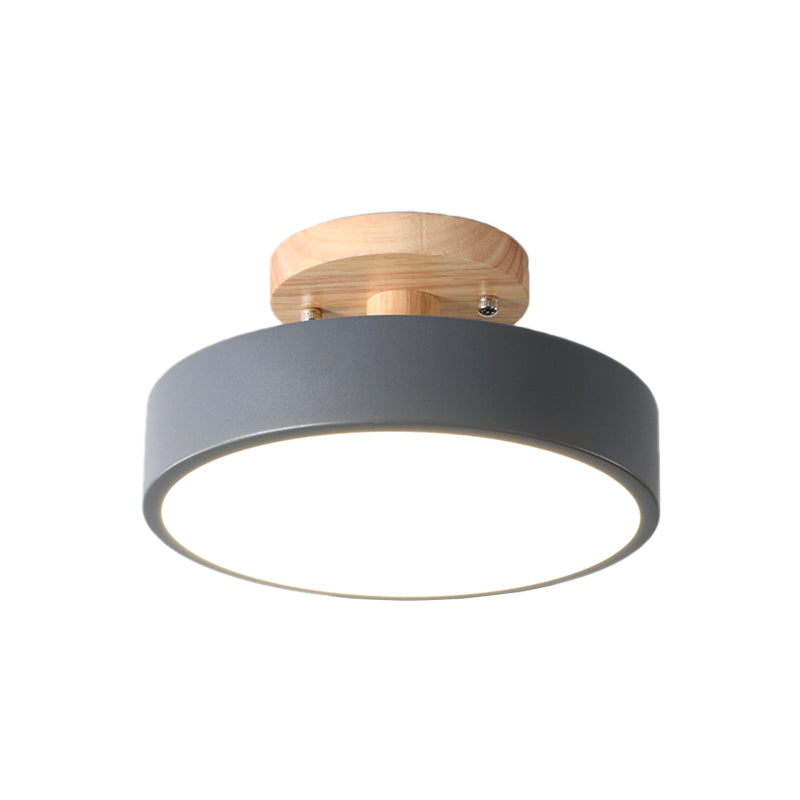 WoodLume Skandinavische LED-Deckenlampe aus Holz – Deckenleuchte – Ansicht 5 von 14