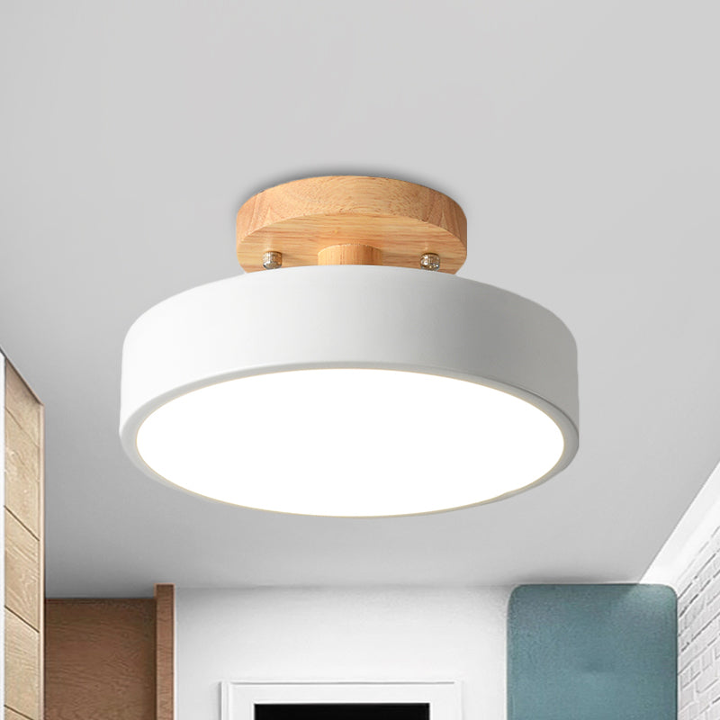 WoodLume Skandinavische LED-Deckenlampe aus Holz – Deckenleuchte – Ansicht 3 von 14