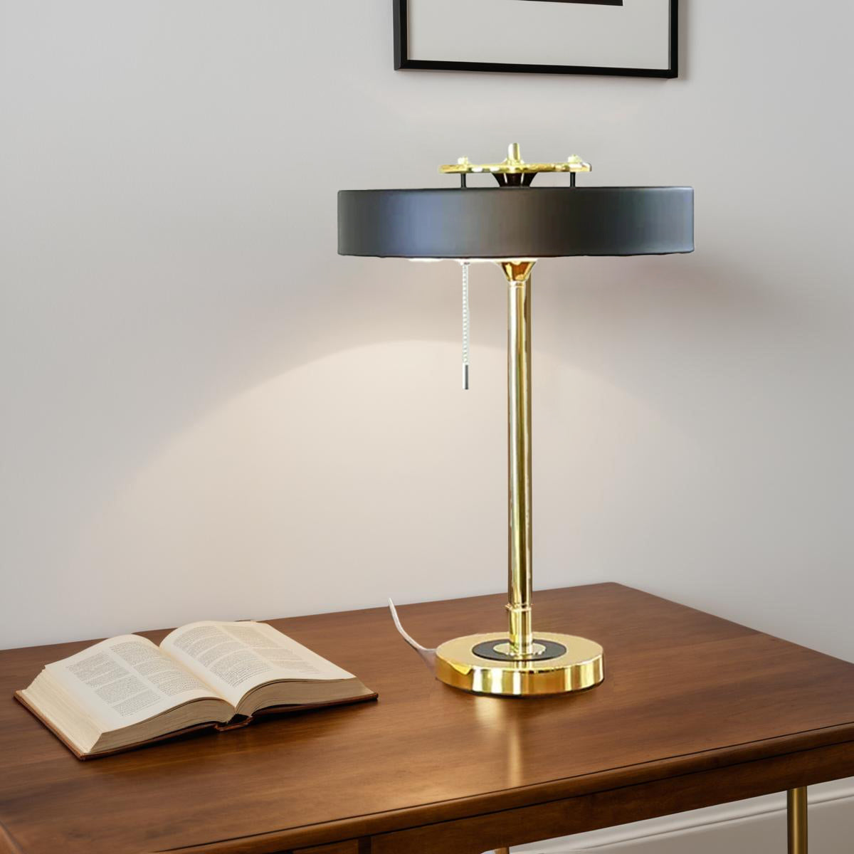 Nordlyx Retro Tischlampe mit warmem LED-Licht – Tischleuchte – Ansicht 8 von 15