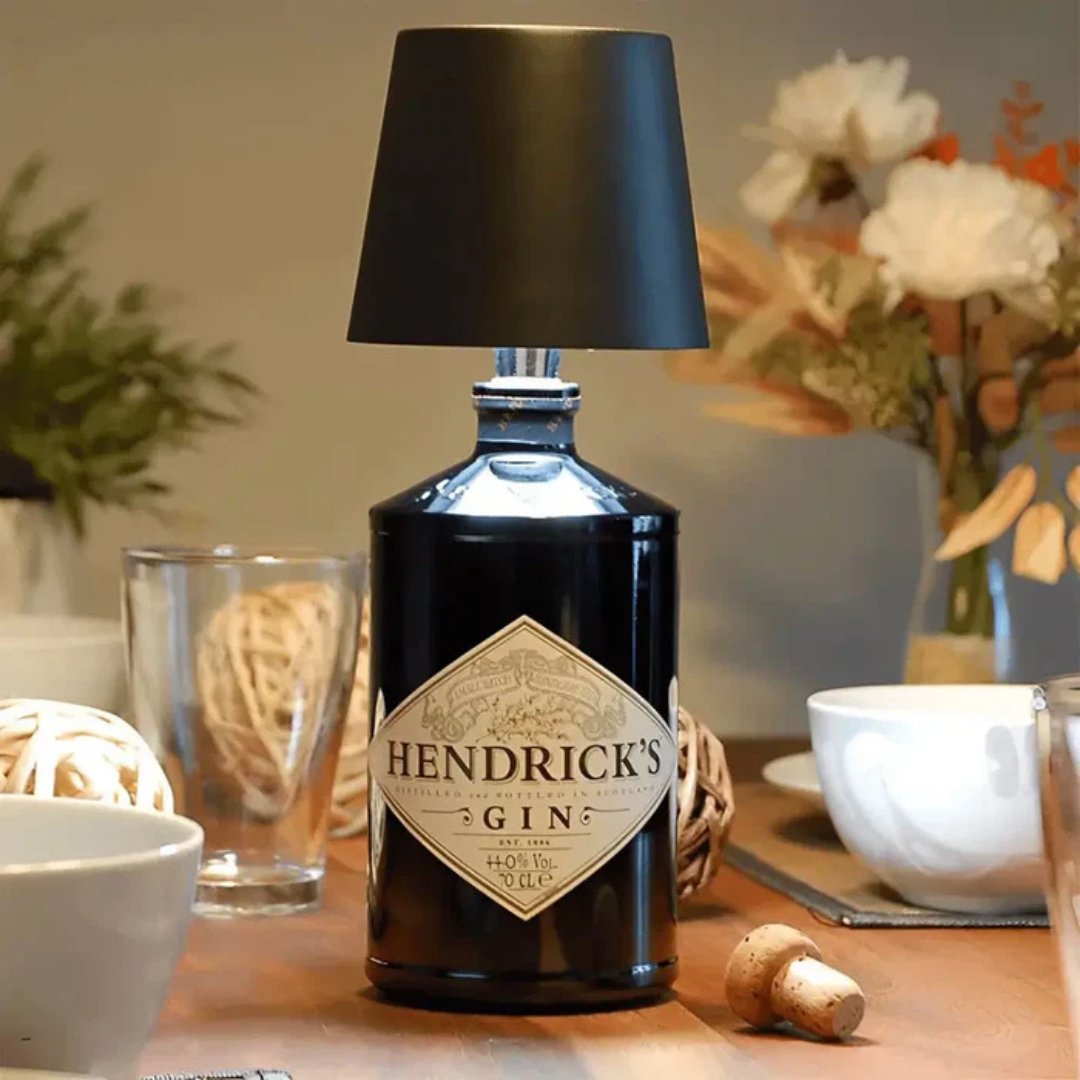 GlowBottle Kabellose Flaschenlampe mit Touch-Dimmer – Dekoleuchte