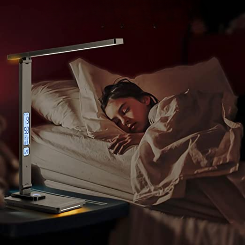 DeskGlow LED-Schreibtischlampe mit Wireless Charger