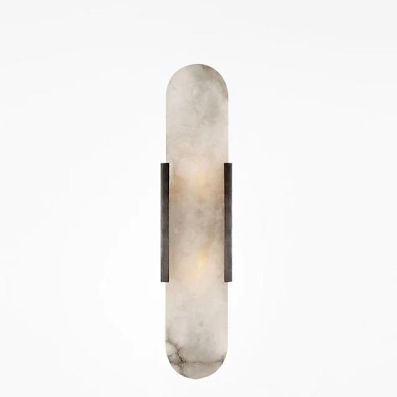 Petralux LED-Wandleuchte aus Metall und Dolomit – Ansicht 4 von 15