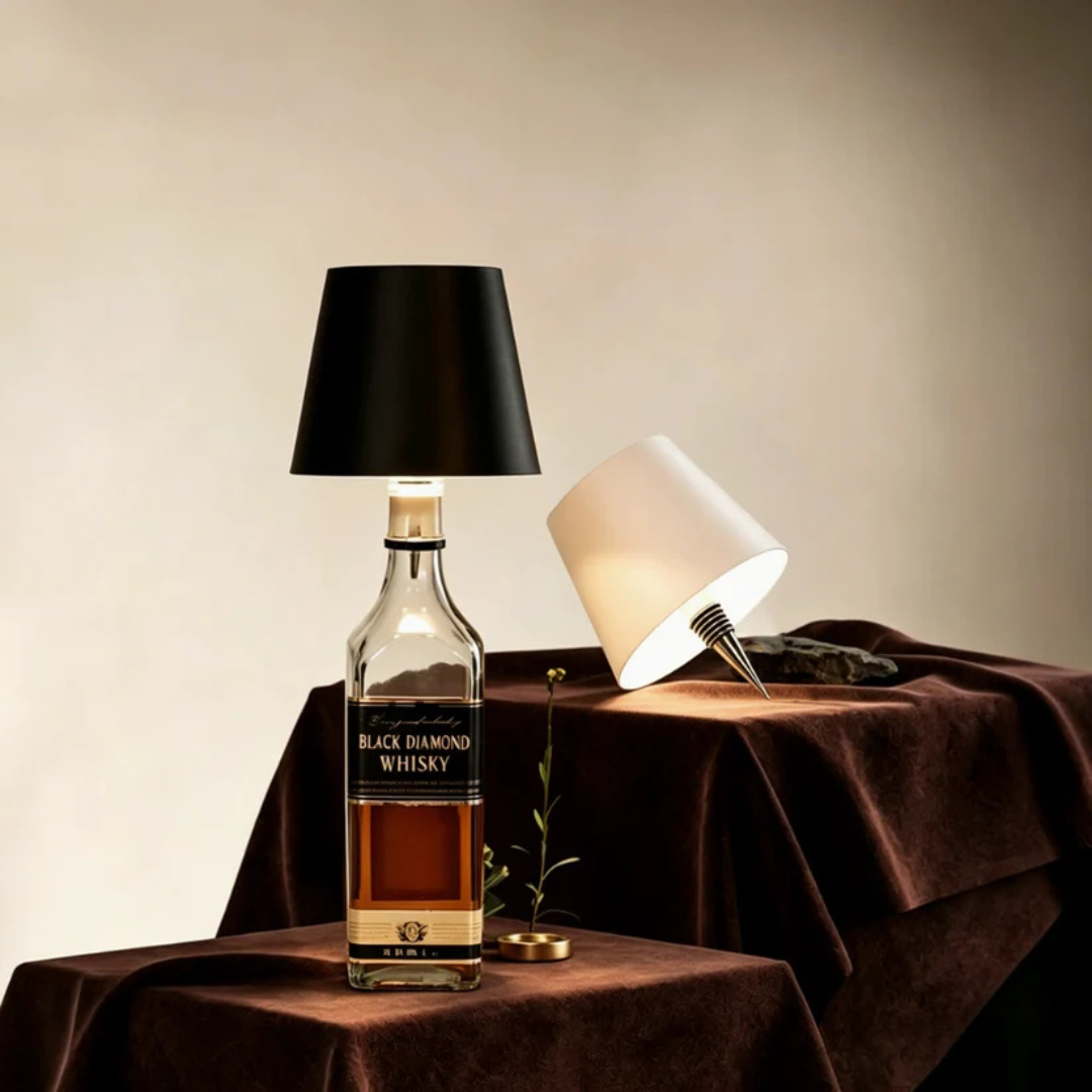 GlowBottle Kabellose Flaschenlampe mit Touch-Dimmer – Dekoleuchte – Ansicht 4 von 18