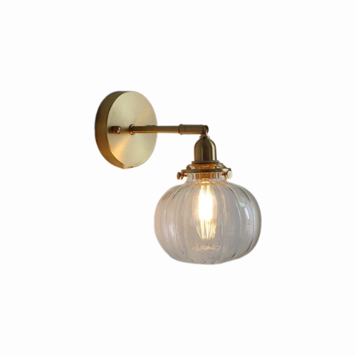 HestaPoint Wandleuchte mit Zugschalter aus Glas und Eisen – Ansicht 30 von 35