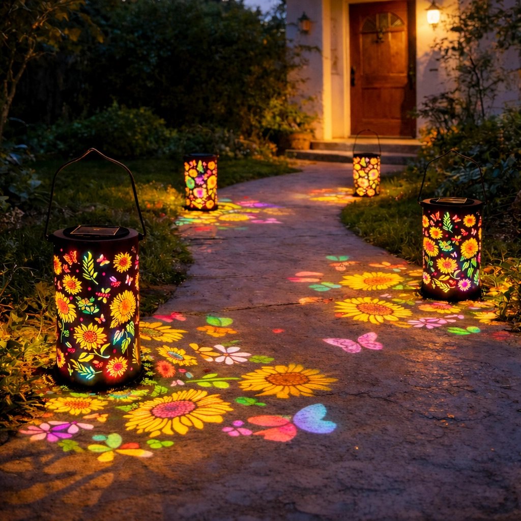 VerdaLux Kabellose Solarlampe im Blätterdesign für den Garten – Solarleuchte – Ansicht 6 von 12