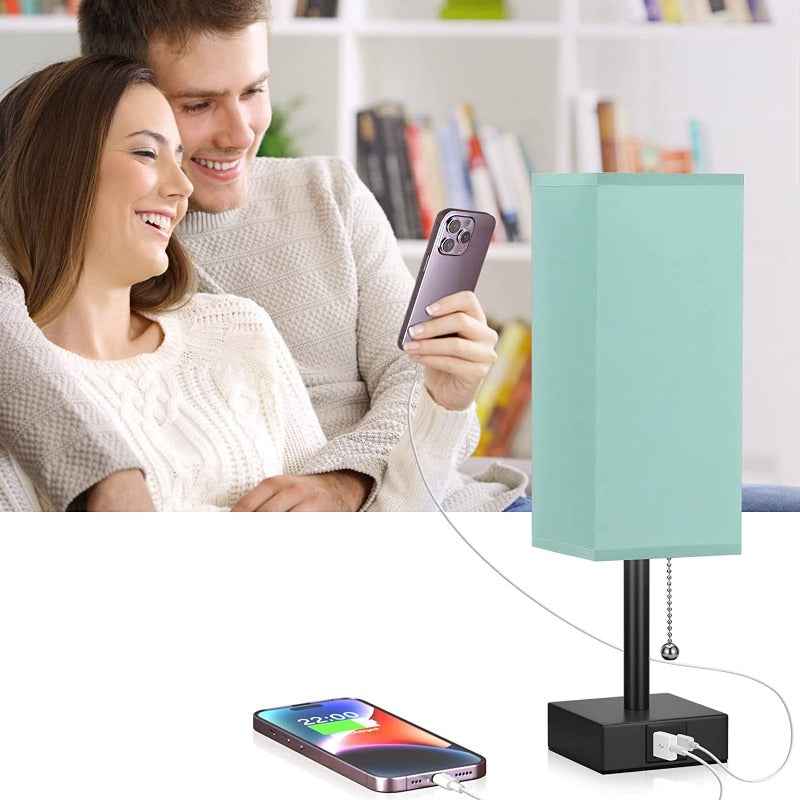 SkaraCove Dimmbare Tischleuchte mit 3 Lichtfarben & USB-Anschluss – Schreibtischlampe – Ansicht 12 von 14