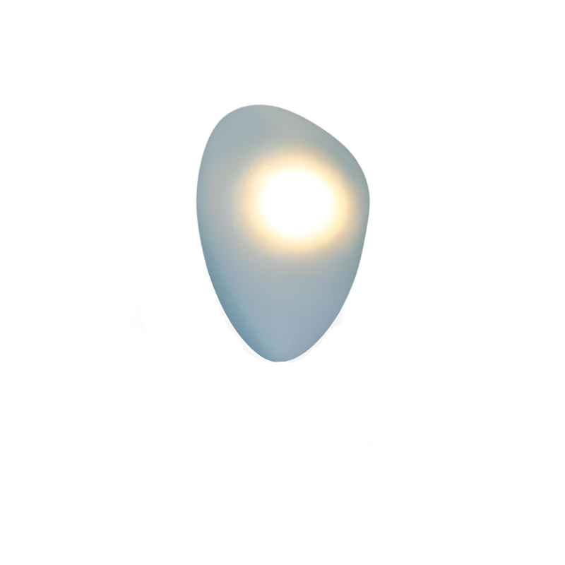 PebbleGlow Minimalistische LED-Wandleuchte aus Glas – Ansicht 26 von 40