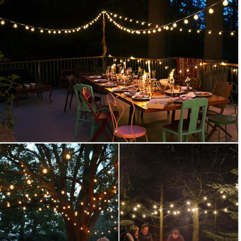 LumiGlow Wasserdichte LED-Lichterkette für Garten & Terrasse – Ansicht 8 von 11