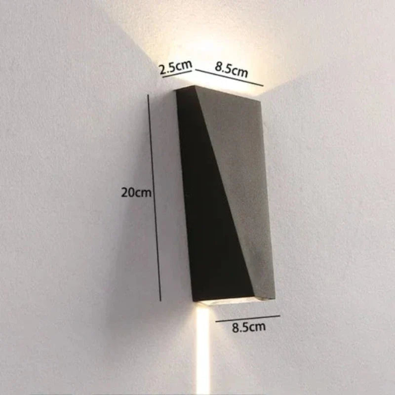 BeluFacet LED Außenwandleuchte mit klarem Licht – Ansicht 9 von 10