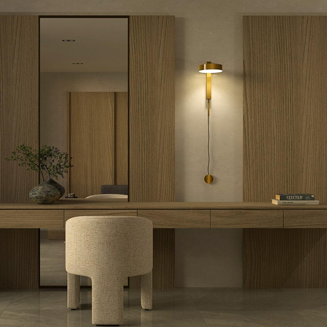 LumaSwing Dimmbare LED-Wandleuchte mit Schwenkarm aus Aluminium – Ansicht 3 von 7