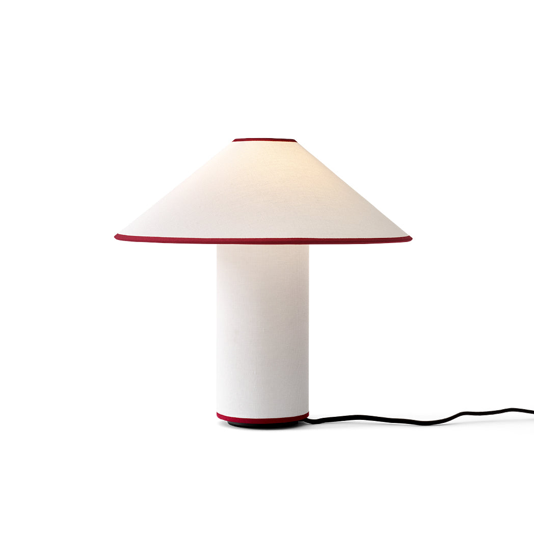 Amara Tischlampe Eleganter Stoffschirm in Beige – Tischleuchte aus Metall – Ansicht 5 von 40