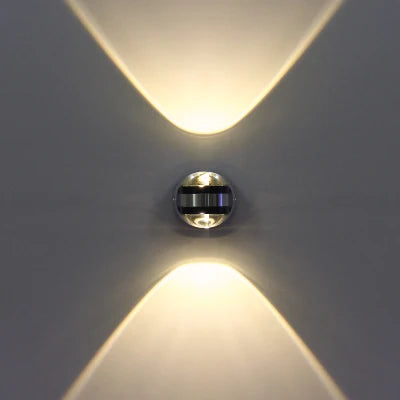ColorGlow LED-Kristall-Wandleuchte mit Farbwechsel – Ansicht 3 von 13