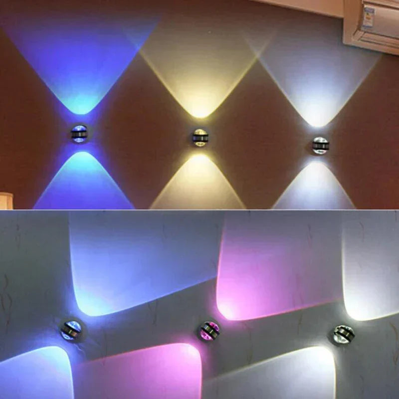 ColorGlow LED-Kristall-Wandleuchte mit Farbwechsel – Ansicht 10 von 13