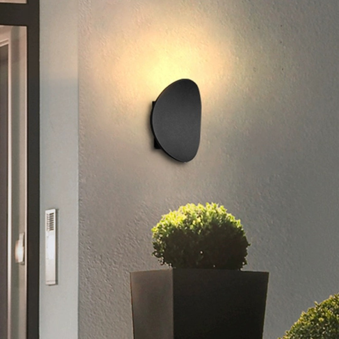 AluDisc Minimalistische LED-Wandleuchte aus Aluminium – Ansicht 2 von 17