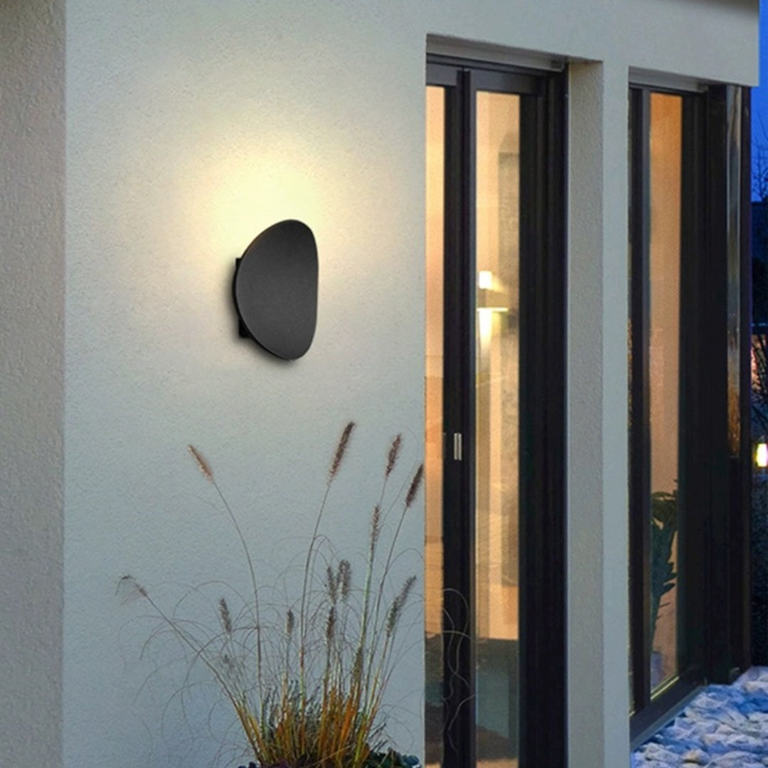 AluDisc Minimalistische LED-Wandleuchte aus Aluminium