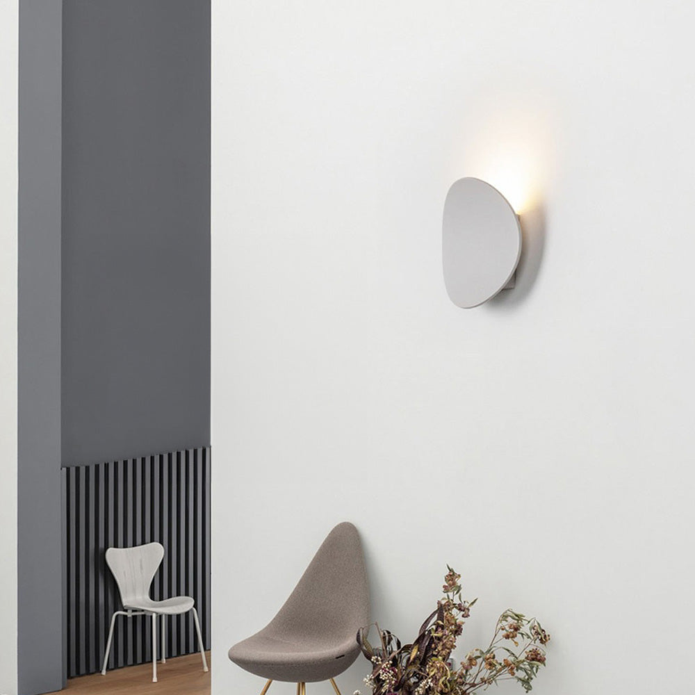 AluDisc Minimalistische LED-Wandleuchte aus Aluminium – Ansicht 10 von 17
