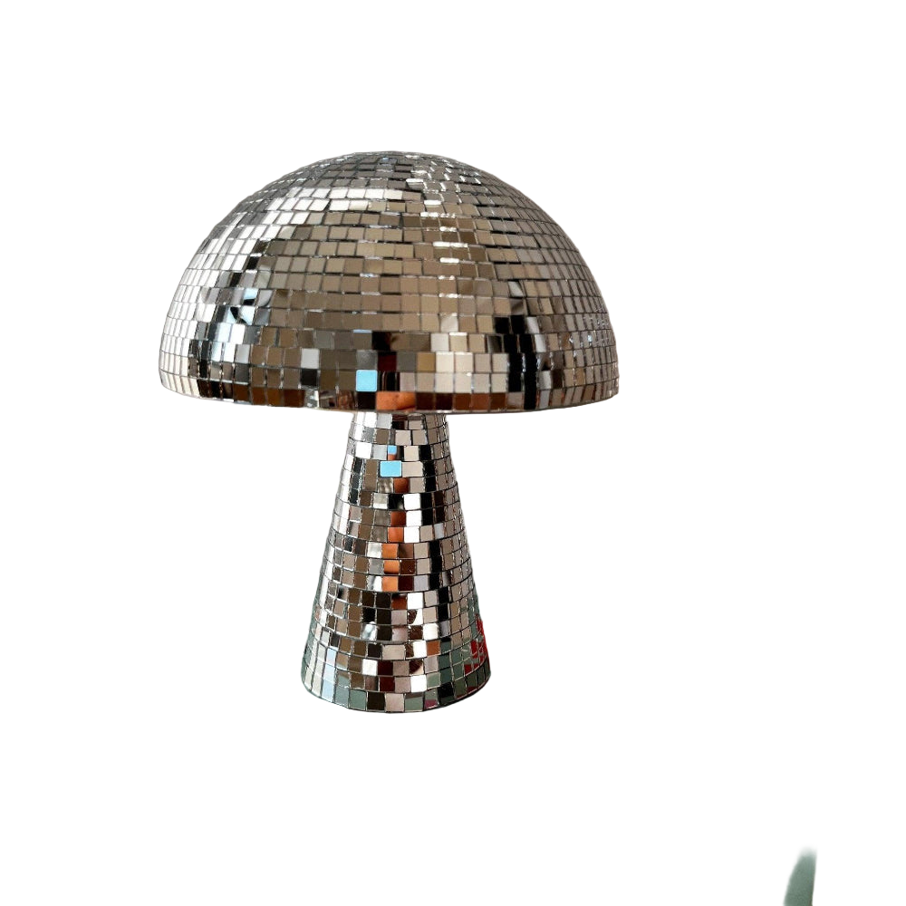 LumiShroom Retro Pilzlampe mit Glitzereffekt – Dekoleuchte – Ansicht 4 von 7