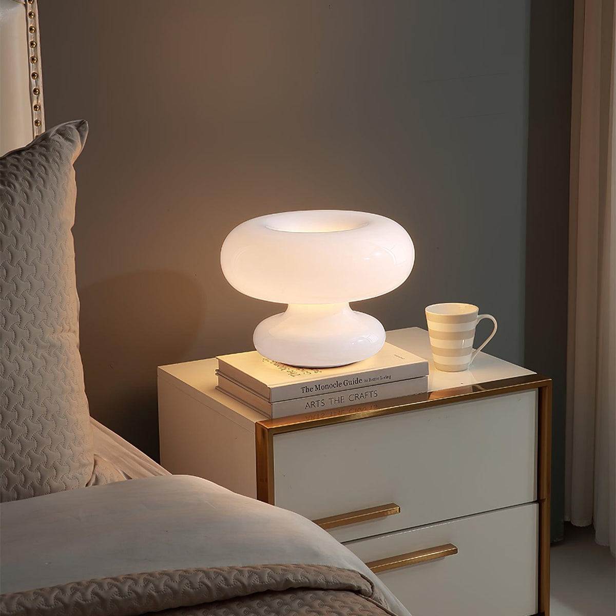 HaloLum Donut-Tischlampe mit warmem Licht – Tischleuchte – Ansicht 21 von 40