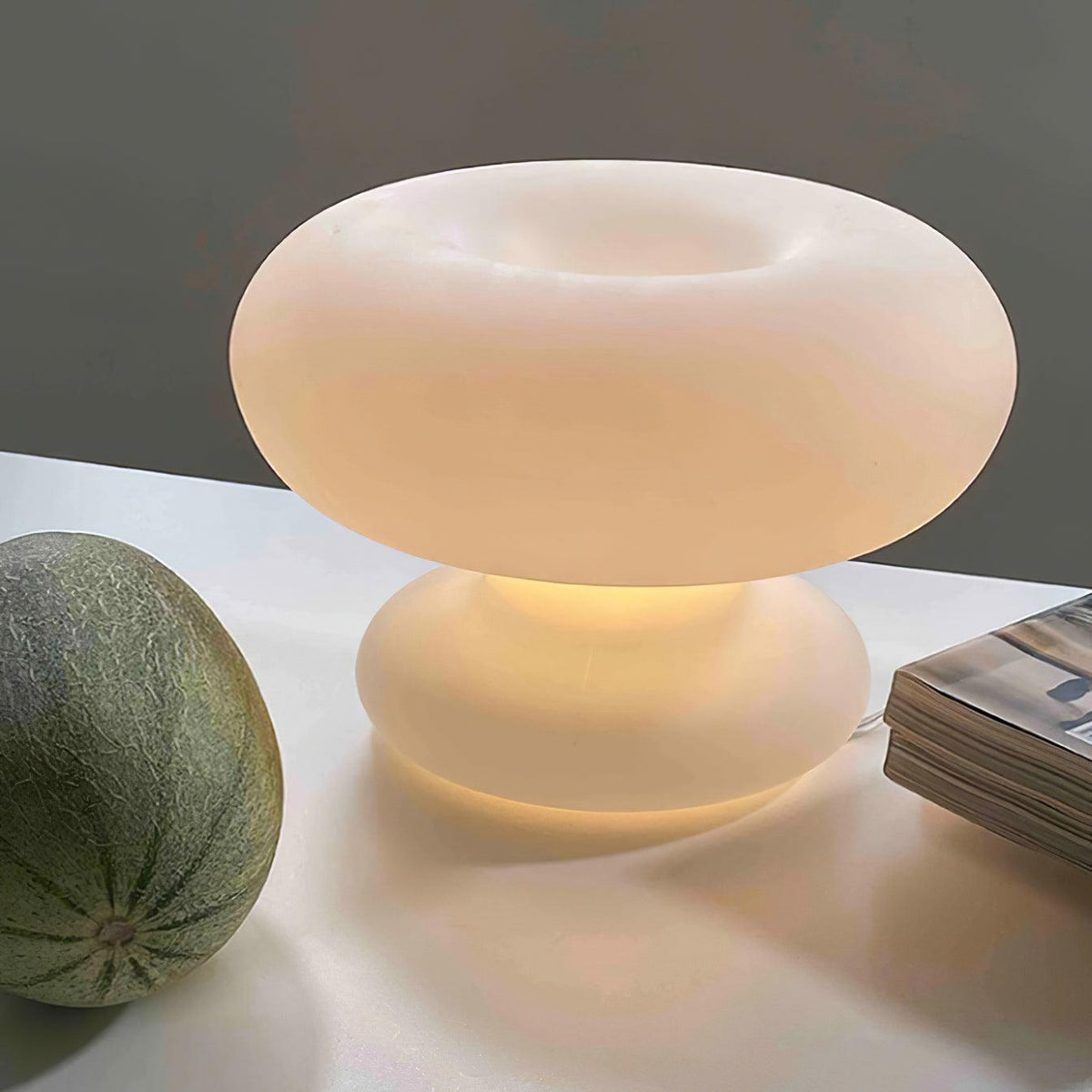 HaloLum Donut-Tischlampe mit warmem Licht – Tischleuchte – Ansicht 12 von 40