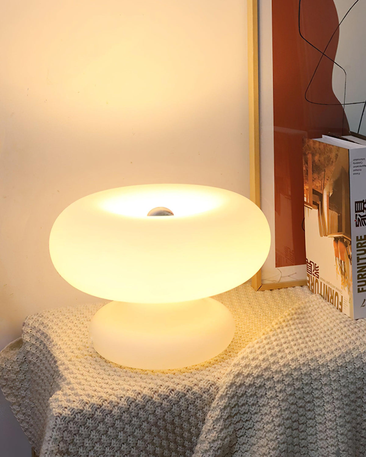 HaloLum Donut-Tischlampe mit warmem Licht – Tischleuchte – Ansicht 3 von 40