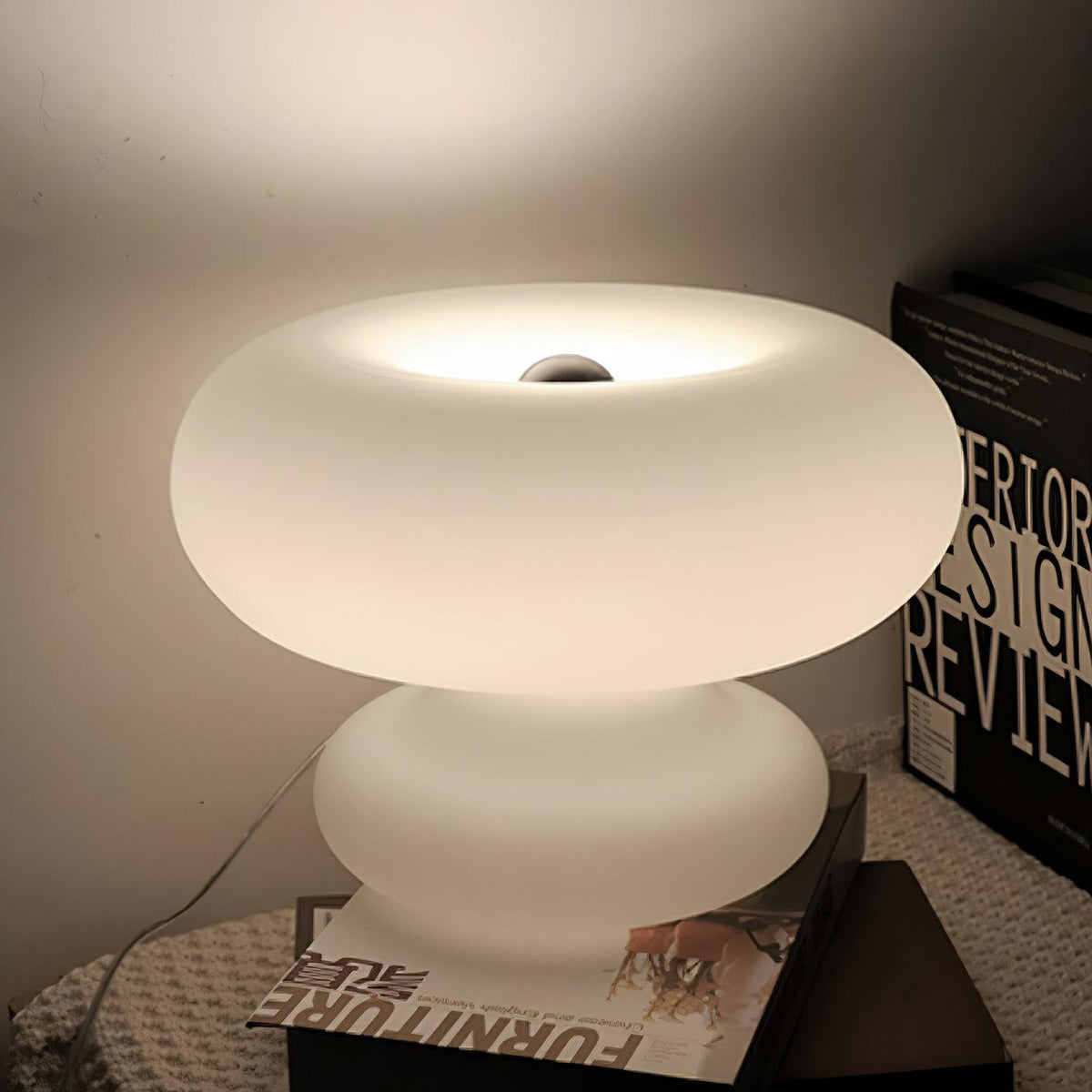 HaloLum Donut-Tischlampe mit warmem Licht – Tischleuchte – Ansicht 23 von 40