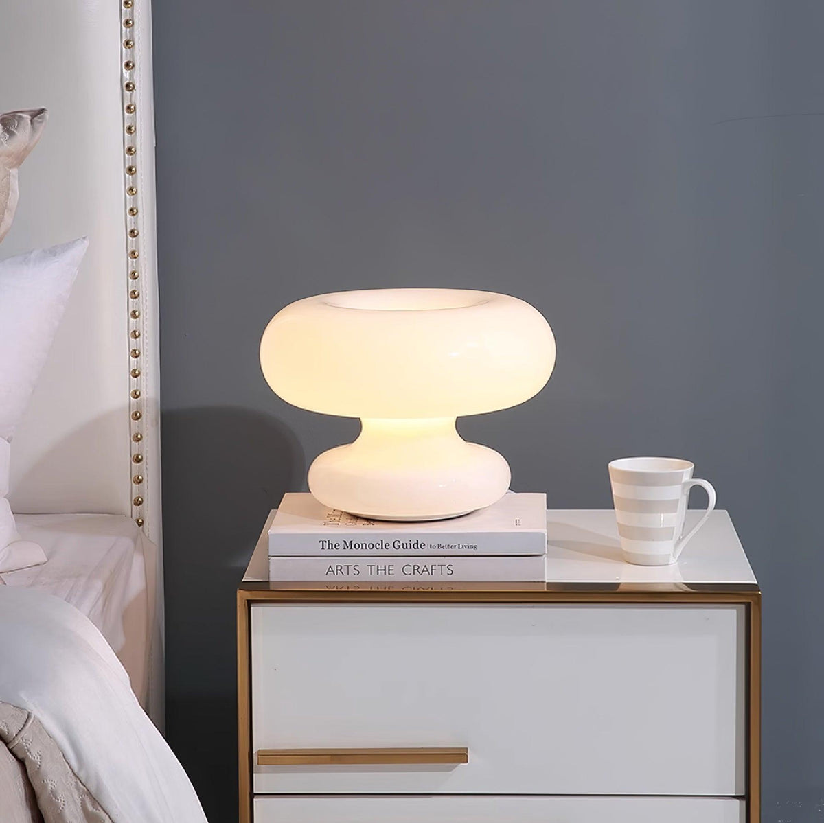 HaloLum Donut-Tischlampe mit warmem Licht – Tischleuchte – Ansicht 28 von 40