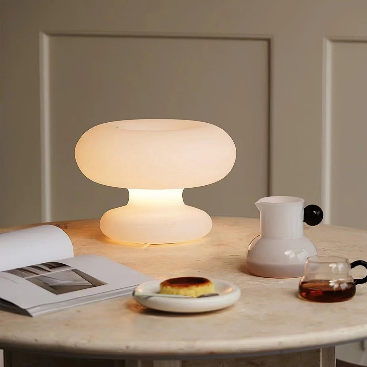 HaloLum Donut-Tischlampe mit warmem Licht – Tischleuchte – Ansicht 2 von 40