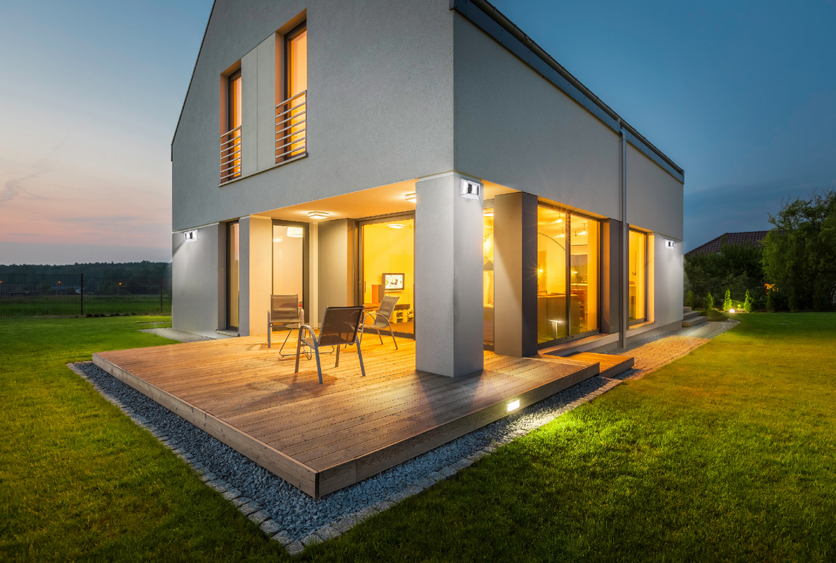 NovaSol Solar-Wandleuchte für Garten & Terrasse – Außenwandleuchte