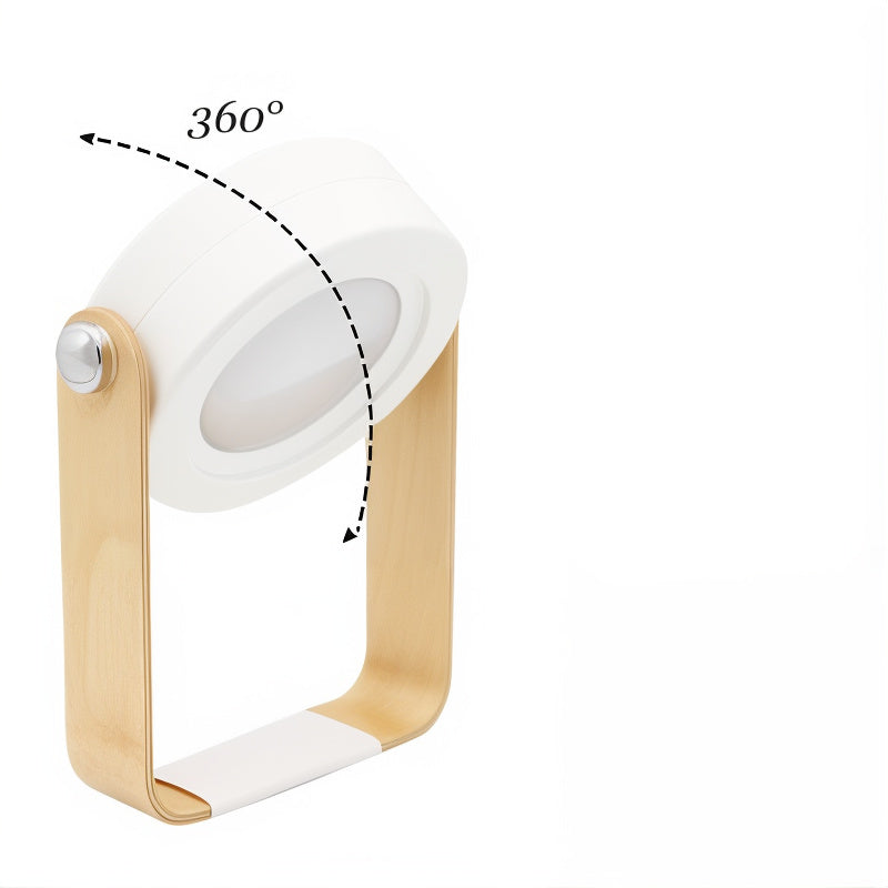 AmberWood Dimmbare LED-Laterne mit USB-Ladefunktion – Tischleuchte aus Metall – Ansicht 7 von 8