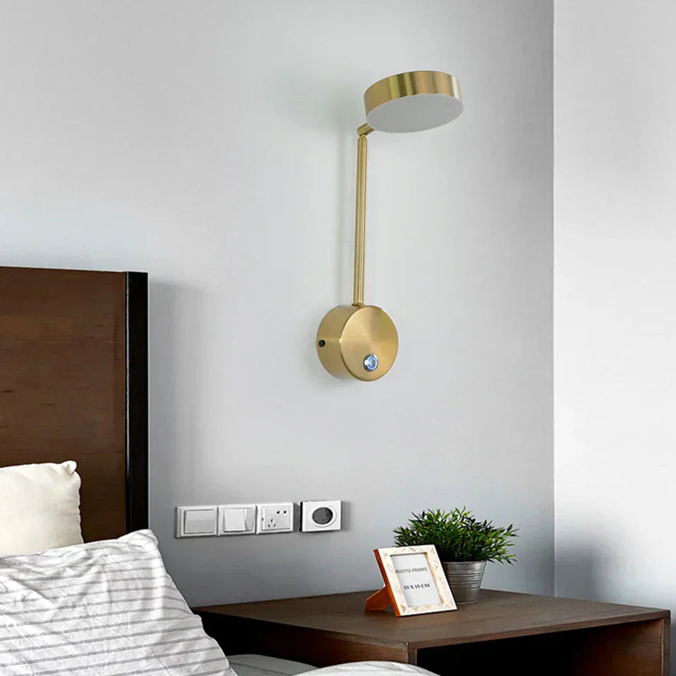 SeleneGlow Dimmbare LED-Wandleuchte mit Touch-Sensor