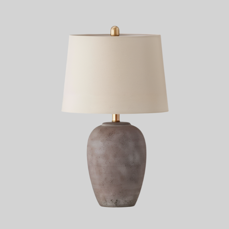 Ceramio Minimalistische LED-Tischlampe mit Keramiksockel – Tischleuchte – Ansicht 4 von 20