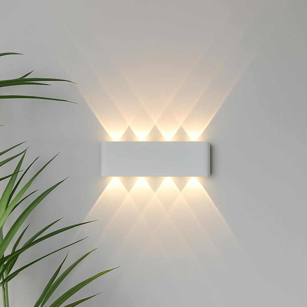 VitroGrove Wetterfeste LED-Wandleuchte für innen & außen – Außenwandleuchte – Ansicht 8 von 14