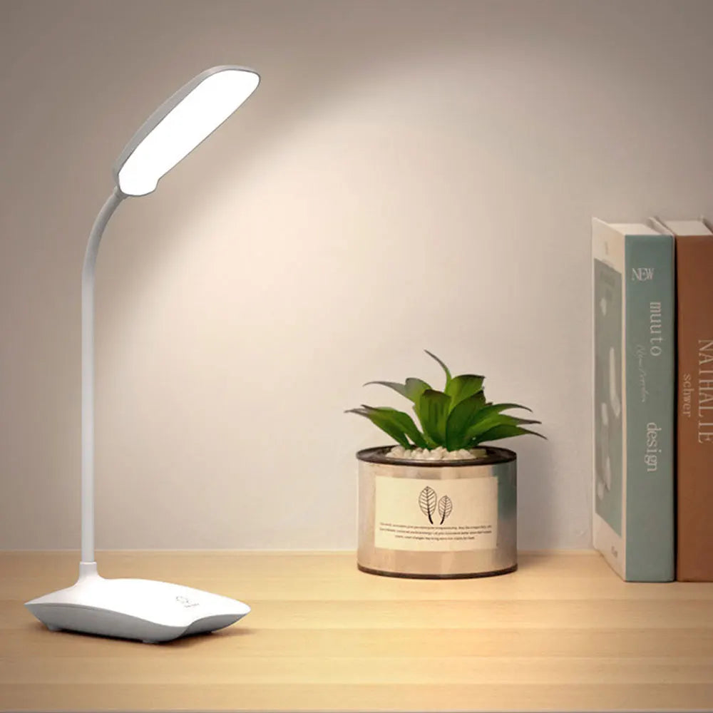 LumiSphere LED-Tischlampe mit Dimmfunktion und Wireless Charger – Schreibtischlampe – Ansicht 3 von 9