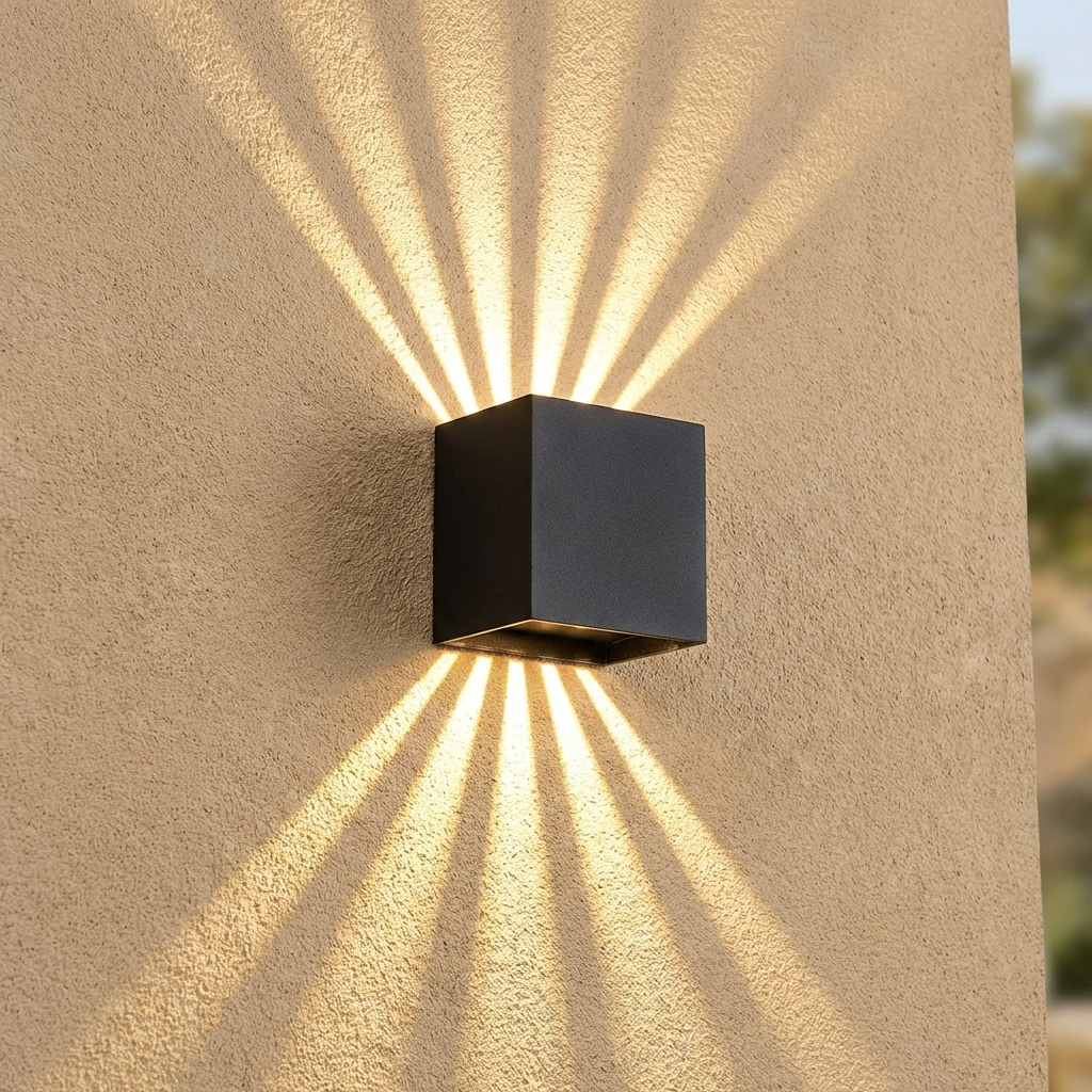QuadroLux LED Außenwandleuchte für Fassade und Eingang – Ansicht 3 von 7