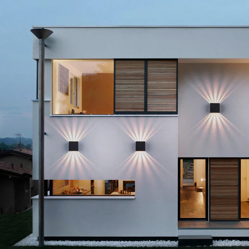 QuadroLux LED Außenwandleuchte für Fassade und Eingang – Ansicht 5 von 7