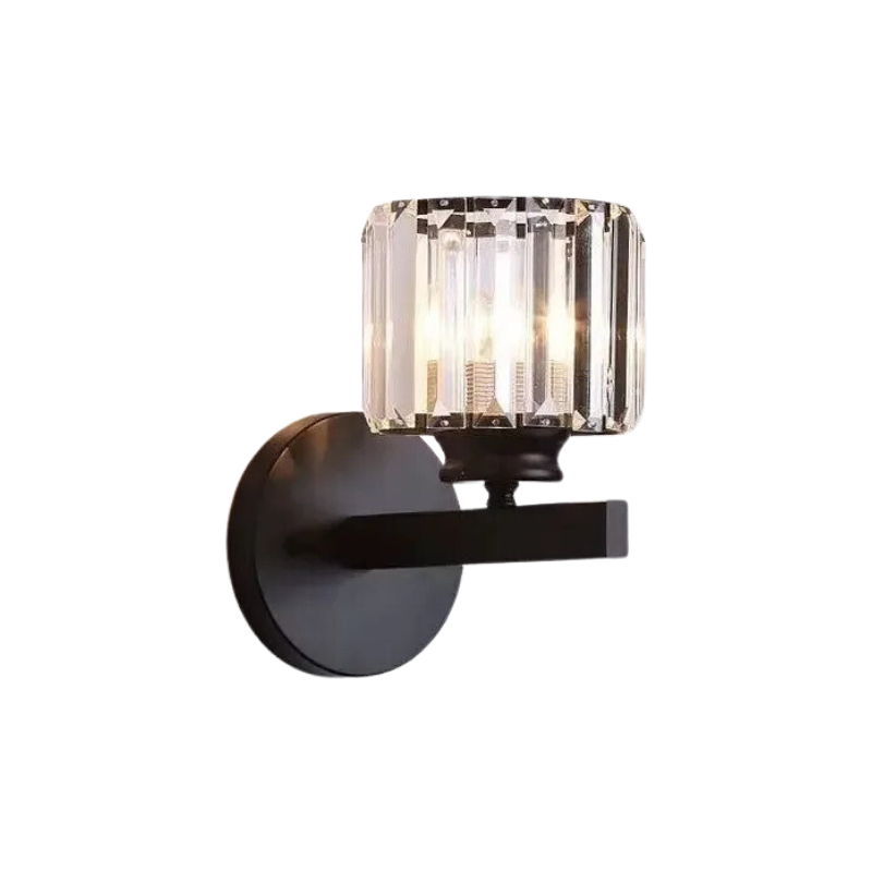 CrystalGlanz LED-Wandleuchte mit Kristallakzent – Ansicht 7 von 7