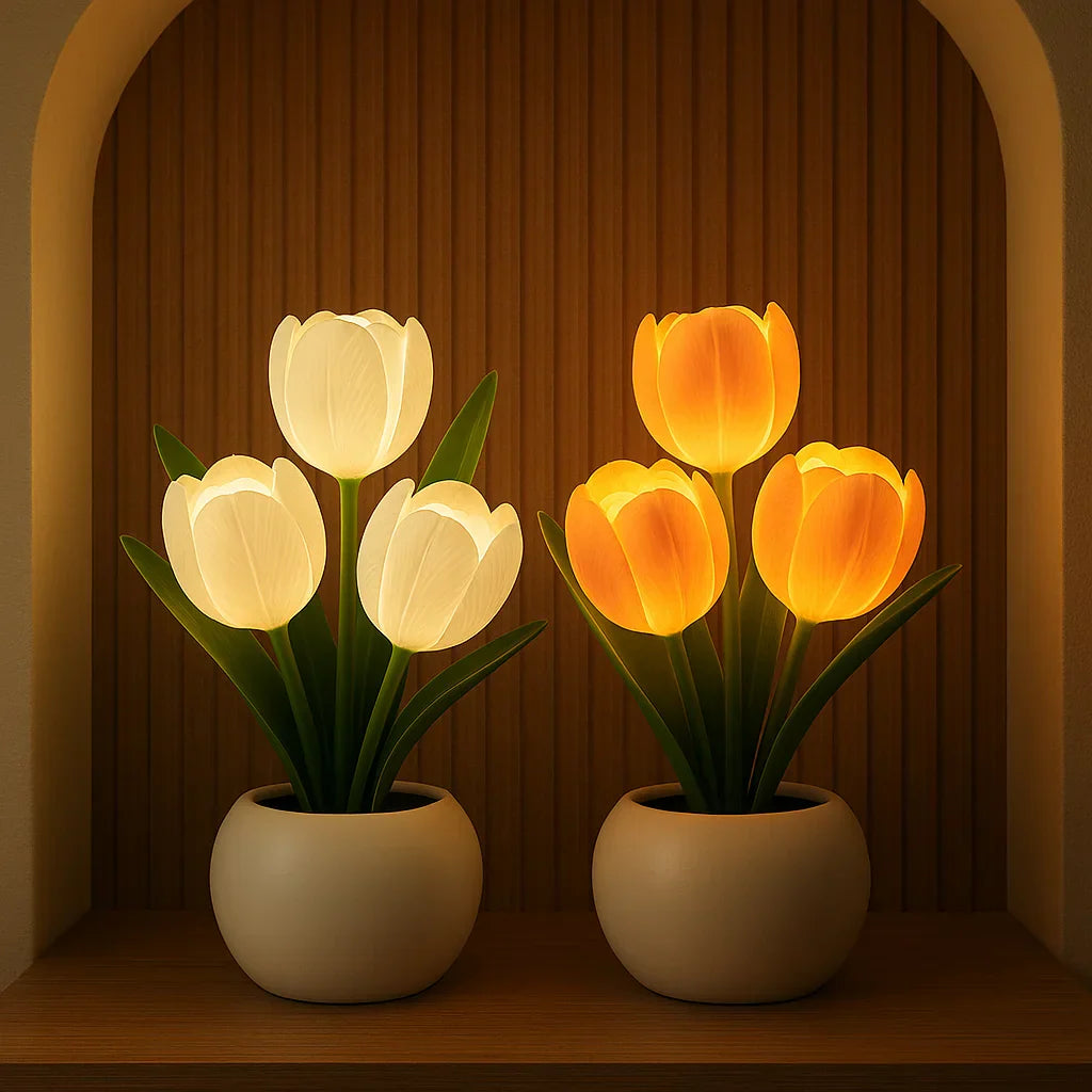 Tulipia LED Tulpenlampe mit Dimmfunktion – Tischleuchte – Ansicht 4 von 6
