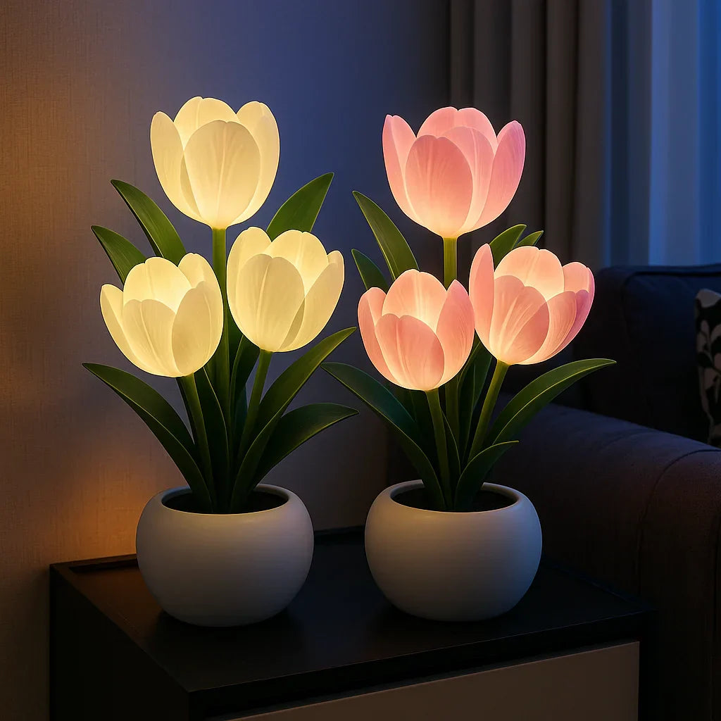 Tulipia LED Tulpenlampe mit Dimmfunktion – Tischleuchte – Ansicht 5 von 6